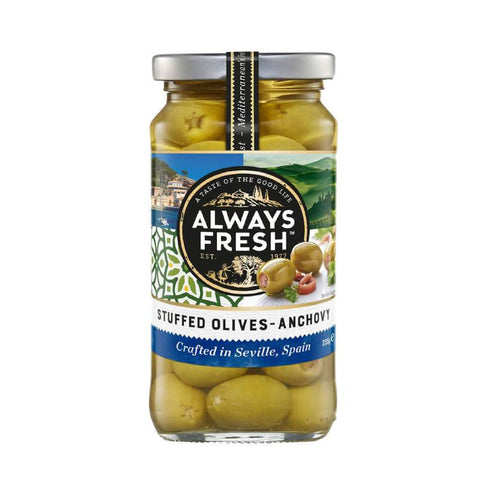 Always Fresh Stuffed Olive Anchovy 235Gm