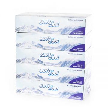 Soft N Cool White Tissue 5x100x2ply