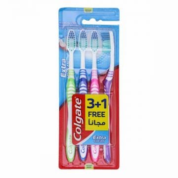 Colgate Extra Clean Toothbrush Med 4