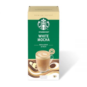 Starbucks White Mocha Premium Instant Coffee Mix 24gm Pack Of 5