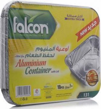 Falcon Aluminum Container Rectangular 10