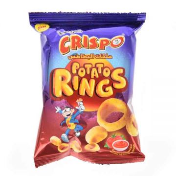 Crisp Food Potato Ring Ketchup