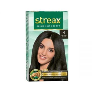 Streax Hair Color Natural Brown 4