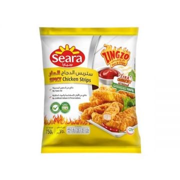 Seara Frozen Chicken Strips Spicy 750 Gm