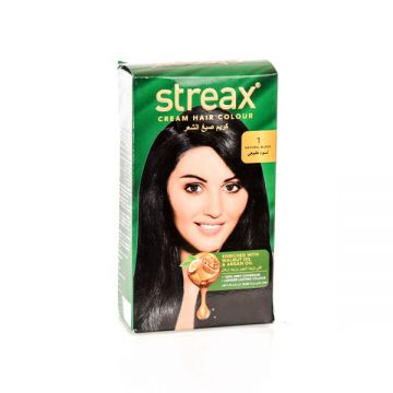 Streax Hair Color Natural Black
