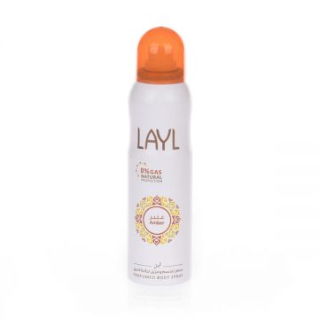 Layl Perfume Deodorant Spray Amber 150ml
