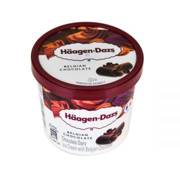 Haagen-Dazs Ice Cream Belgian Chocolate Mini Cup
