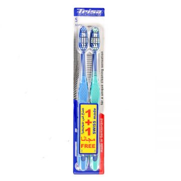 Trisa Toothbrush Flexhead Soft Twin Pack