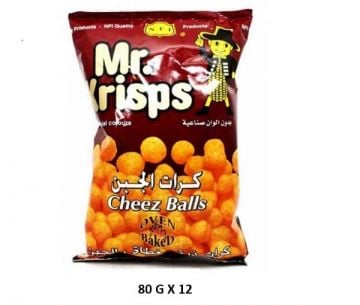Mr.Krisps Cheese Balls Ctn