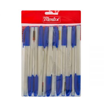 Montex Tri More Bal Pen 12 Pc Pack