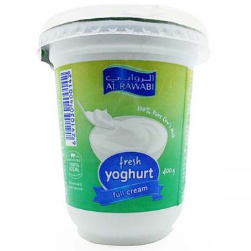 Al Rawabi Yoghurt Full Cream 400gm