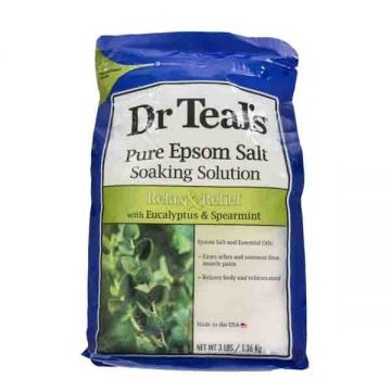Dr . Teals Bath Salt Eucalyptus & Mint 1.36kg