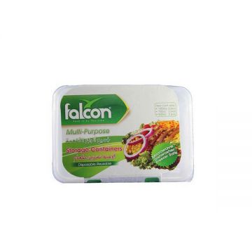 Falcon Microwave Container Rectangular 750cc With Lid 5's