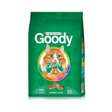 Goody Adult Cat Food With Gourmet 2.5kg