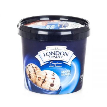 London Dairy Ice Cream Moose Tracks 1 Liter