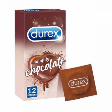 Durex Condom Naughty Chocolate Dotted 12