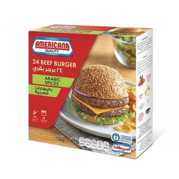 Americana Beef Burger Arabic Spices 24