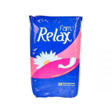 Sanita Fam Sanitary Pad Relax 20 Count