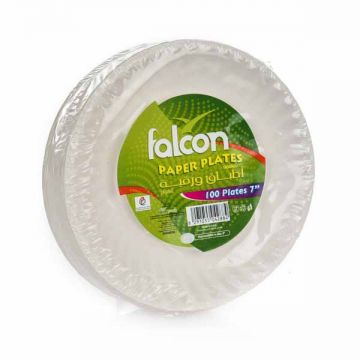 Falcon Pack Paper Plates 7inch(100s)
