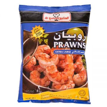 Al Kabeer Frozen Extra Large Shrimps 400gm