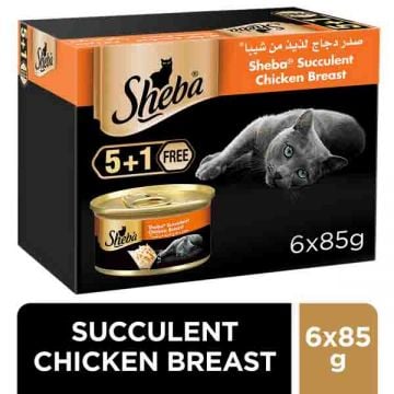 Sheba Chicken Breast 6 Pack