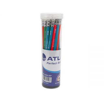 Altlas Hb Pencil Neon Jar 30pcs -as-pw-165n-30p