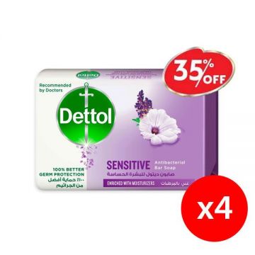 Dettol Soap Sensitive 4x120gm
