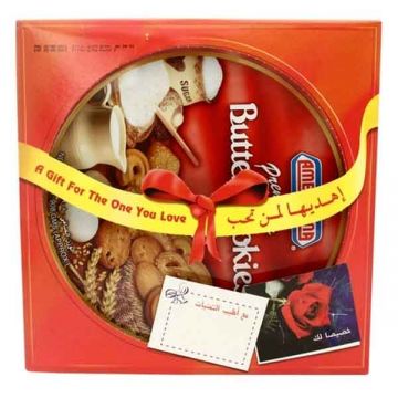Americana Butter Cookies Tins(Red)
