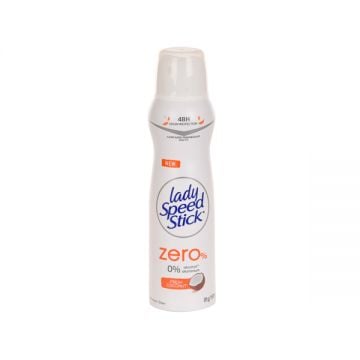 Lady Speed Stick Zero% Antiperspirant Deodorant Spray Fresh Coconut 150ml