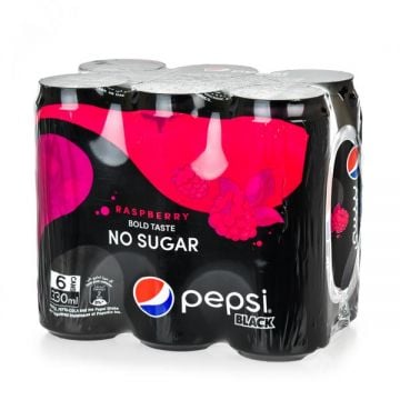 Pepsi Soft Drink Black Rasberry 6x330ml