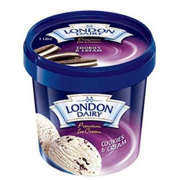 London Dairy Premium Ice Cream Cookies Ncrunch