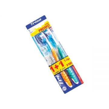 Trisa Soft Toothbrush Cool & Fresh 2 Pcs