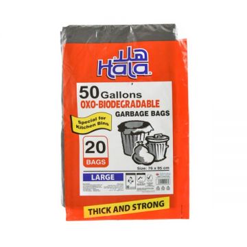 Hala Garbage Bag Bio 50gl 20s