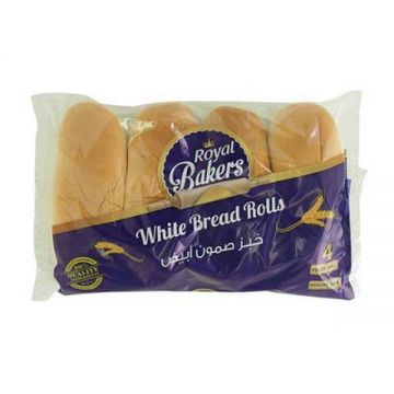 Royal Bakers Bread Roll White Large 340g