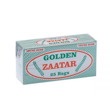 Golden Zaatar Tea Bags 25