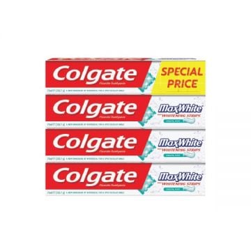 Colgate Max White Toothpaste 4x75ml