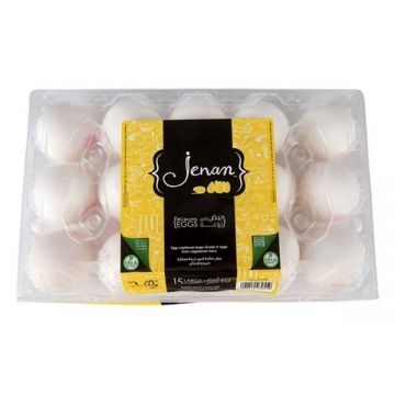 Jenan White Egg Large 15s