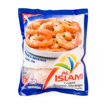 Al Islami Frozen Jumbo Shrimp Cooked 450gm