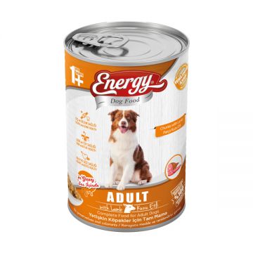 Energy Adult Wet Dog Food With Lamb 400gm