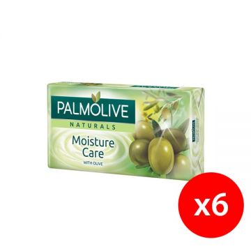 Palmolive Natural Bar Soap With Aloe 6x170gm