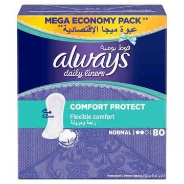 Always Daily Liners Comfort Protect Normal