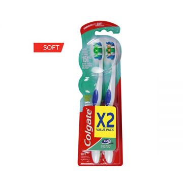 Colgate 360 Toothbrush Soft 2pcs