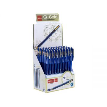 Unimax Gigis G-gold Blue Pen 50 Pcs