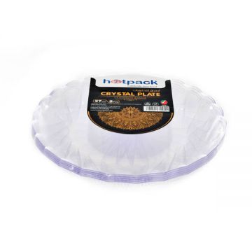 Hotpack Crystal Plate 27cm 5pc