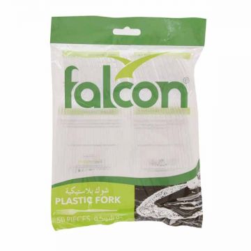 Falcon Clear Plastic Fork 50s