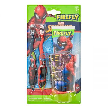 Firefly Toothbrush Superman 2 Pc+ Cup Holder + Toothpaste