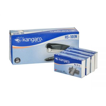 Kangaro Stapler No:10e + Stapler Pin 4 Pk -pr809449
