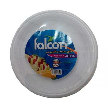 Falcon Foam Plate 9" 25