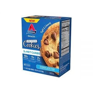 Atkins Protein Choco Chip Cookie 4x39gm