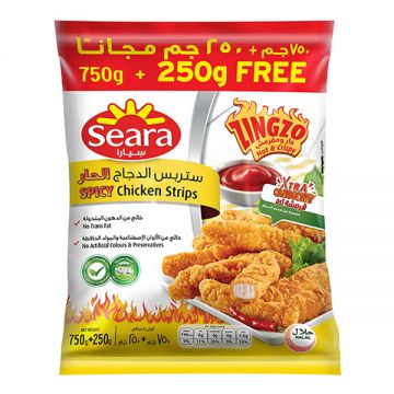Seara Spicy Chicken Strips Zingo 750gm+250gm